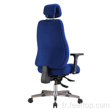 Roues pivotantes Chaise de maillage de bureau ergonomique